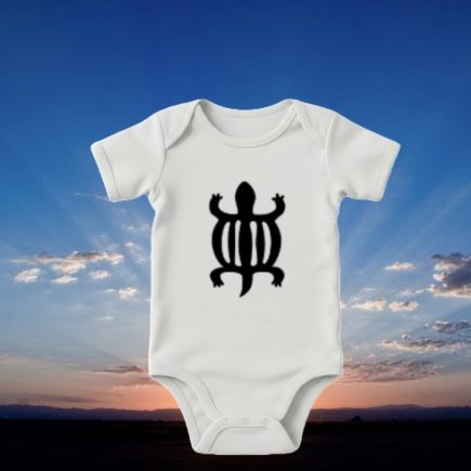Adinkra Symbol Denkyem baby bodysuit
